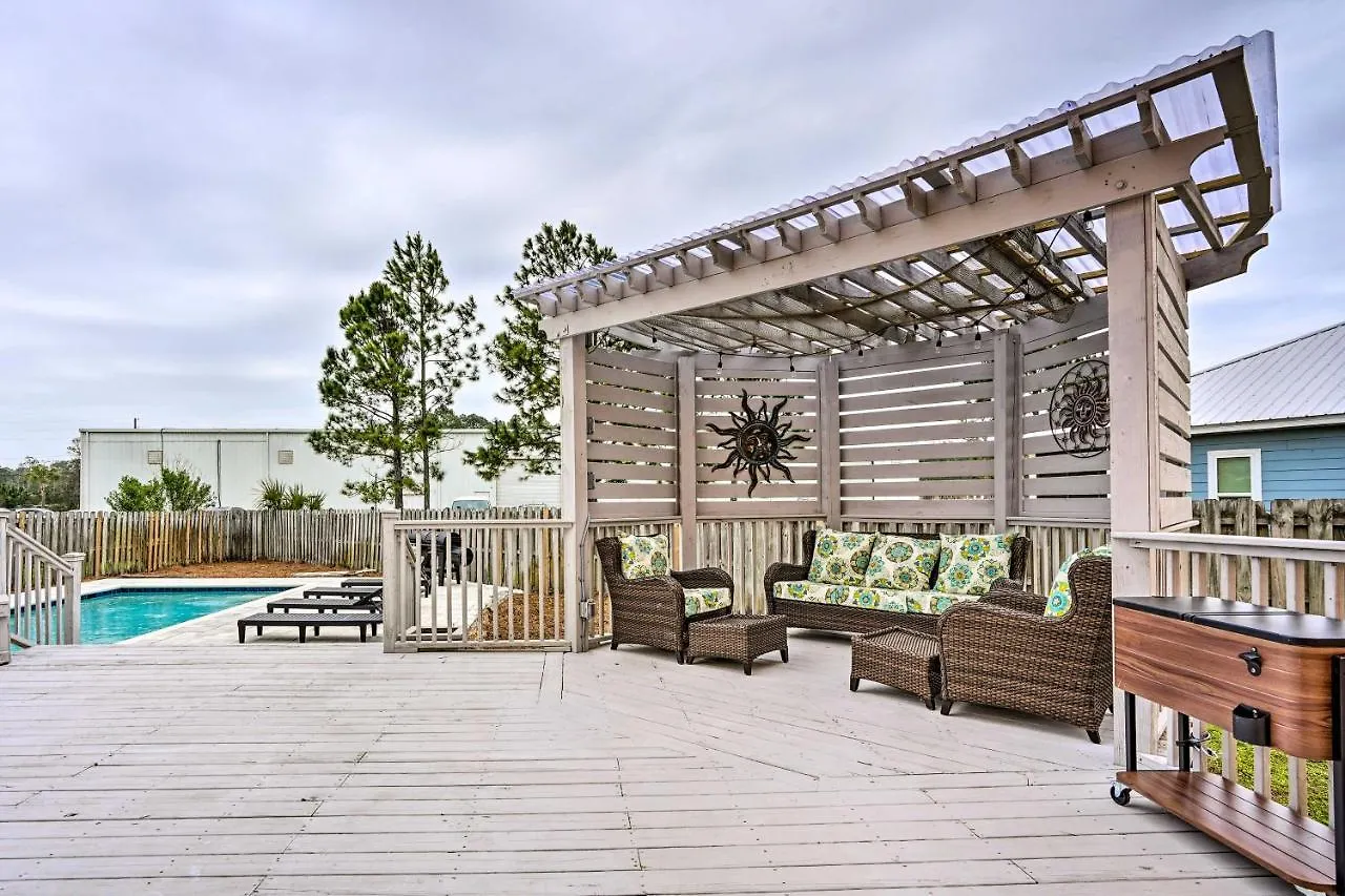 펜션 Panama City Beach Villa With Pool Oasis!